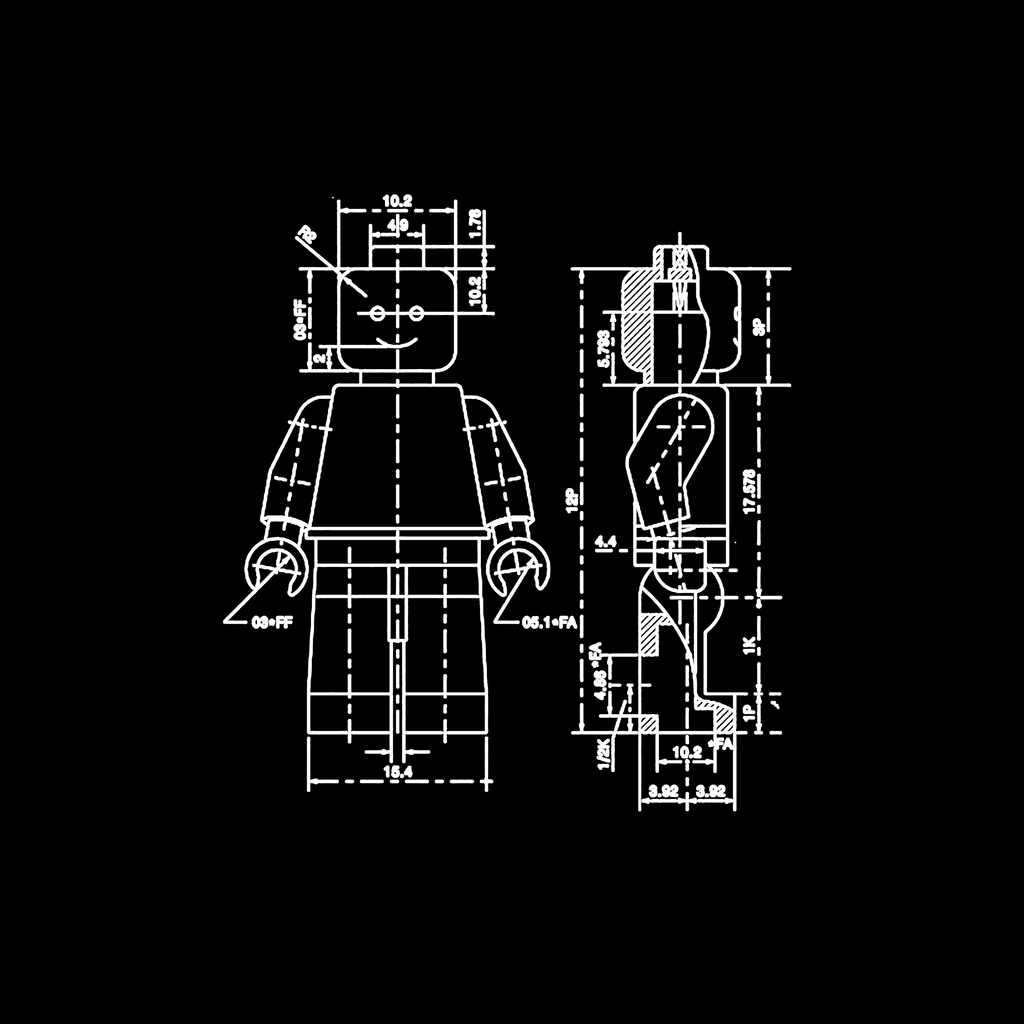 MINIFIG BLUE PRINT